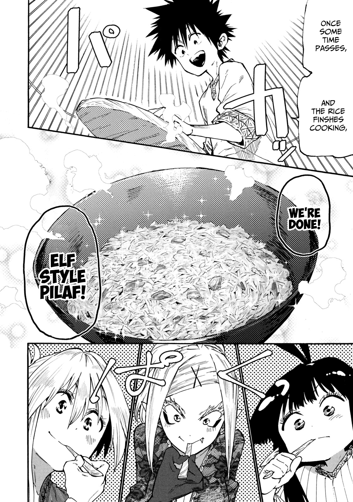 Mazumeshi Elf to Yuboku gurashi Chapter 36 14